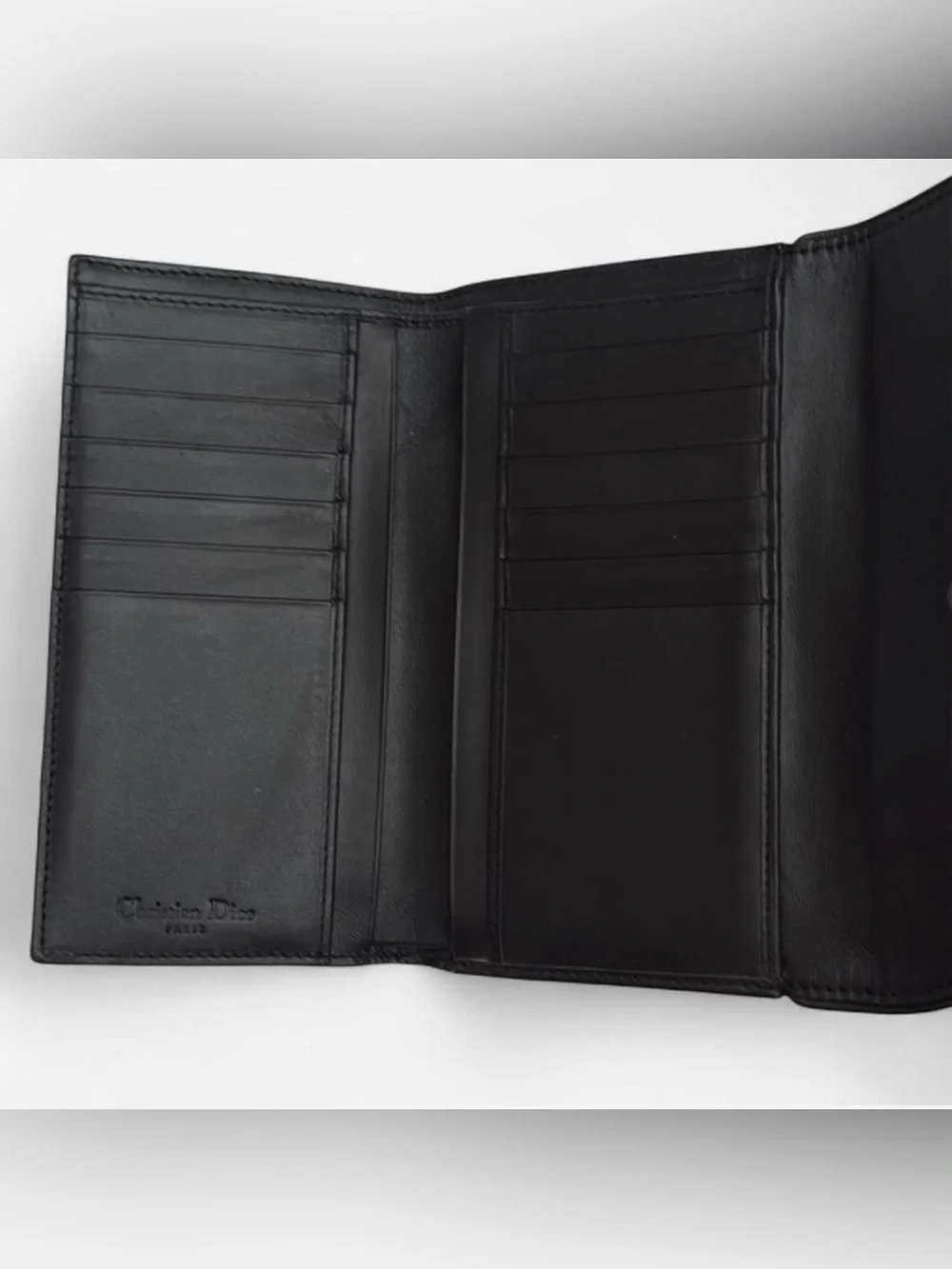 Christian Dior Vintage Trotter Saddle Wallet